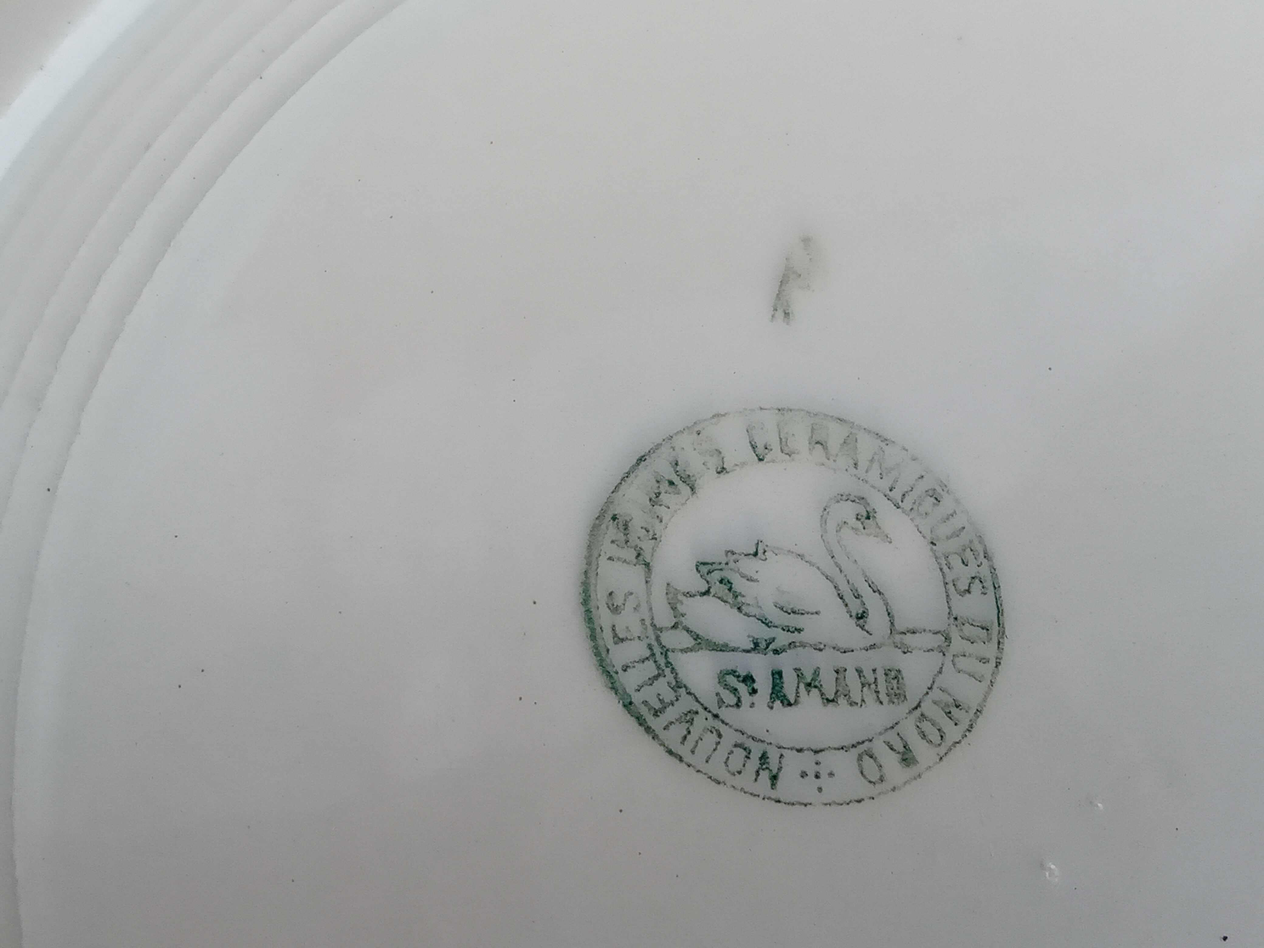 Eleven plates of Saint Amand