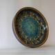 Ceramic plate in modernist art by Michael Andersen, Denmark, 1960s.