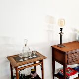 Side table bamboo late XIX style Perret & Vibert