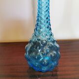 Light blue bubble decanter
