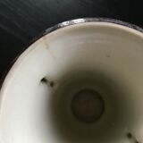 Basque art stoneware vase