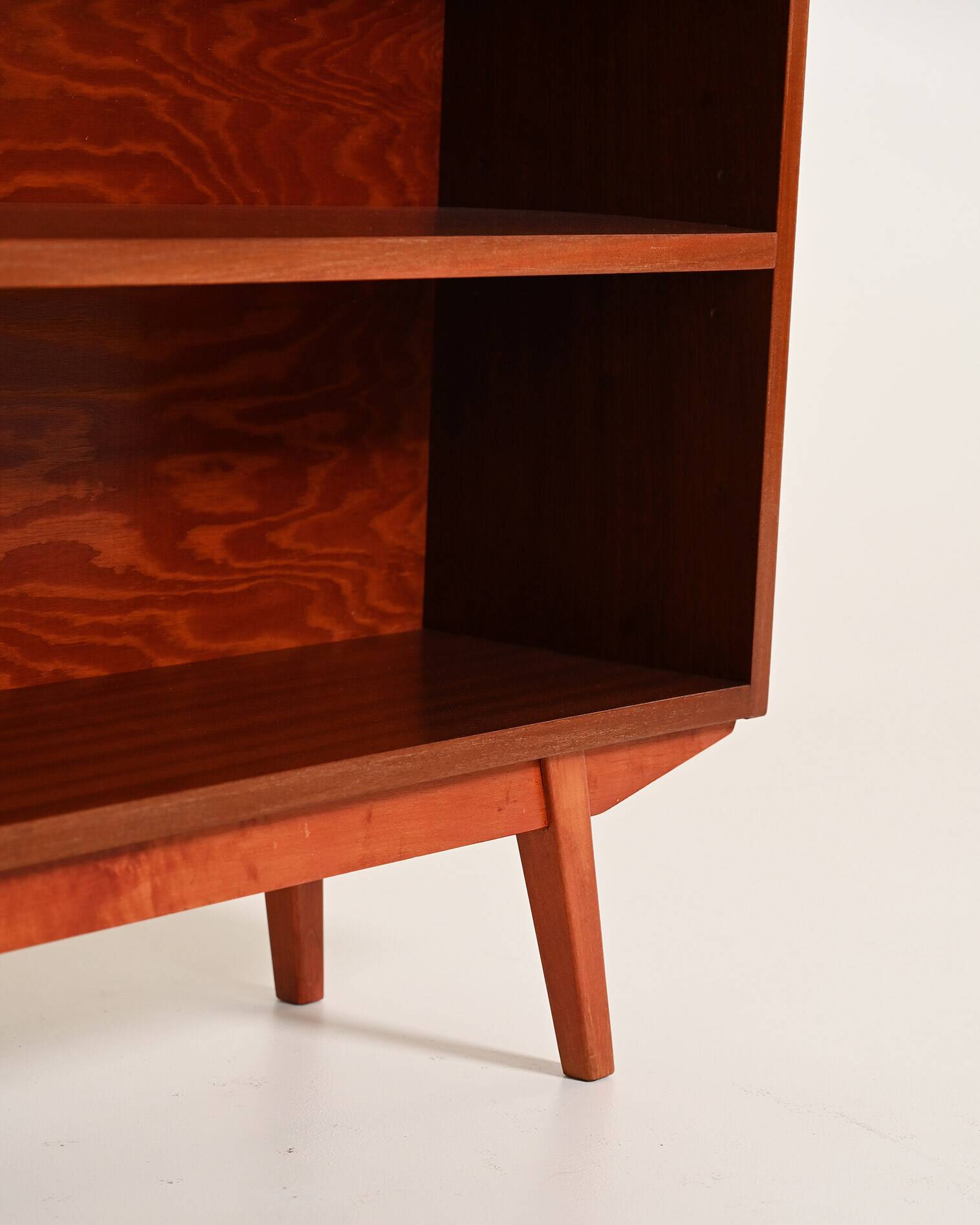 Scandinavian mahogany bookcase, 1960s