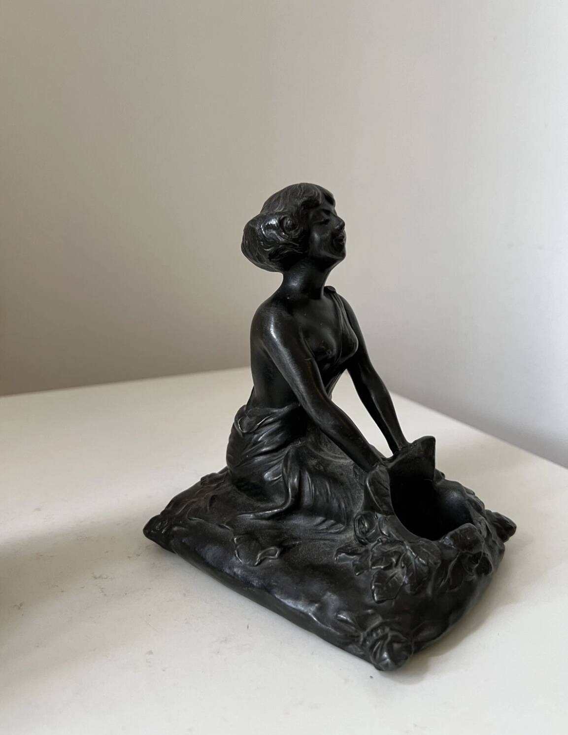 Serre-livres Art nouveau régule Femme orient 1900