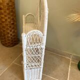 Vintage wicker shelf