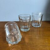 3 blown glass cups