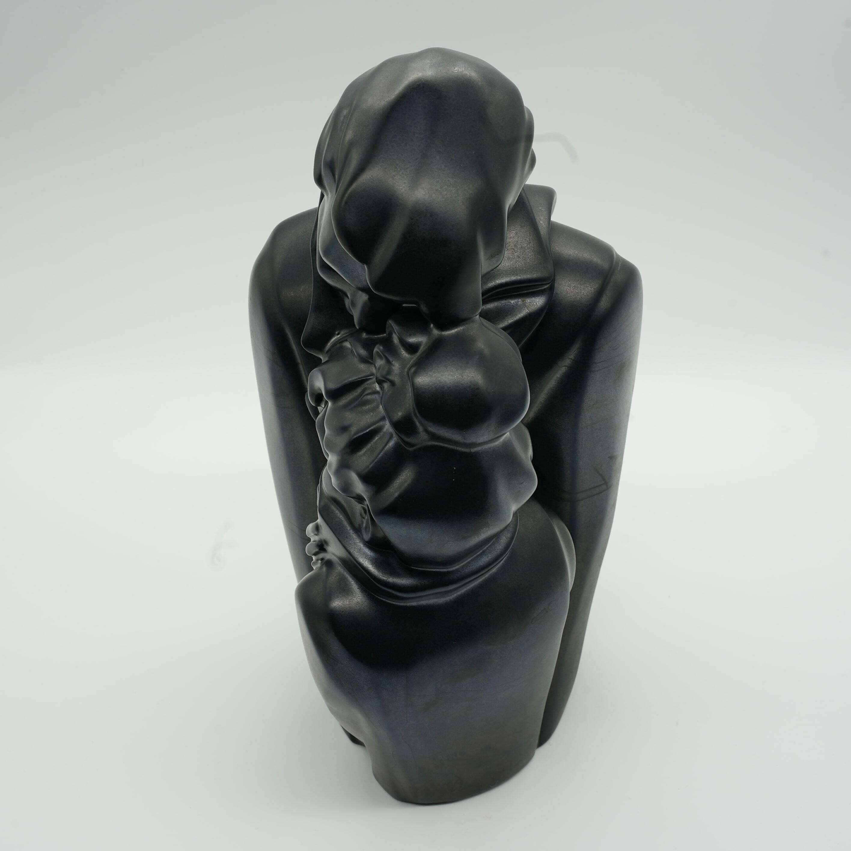 Figurine, loving couple, Scandinavian ceramic, 1970s