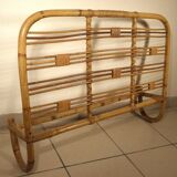 Head and footboard in rattan