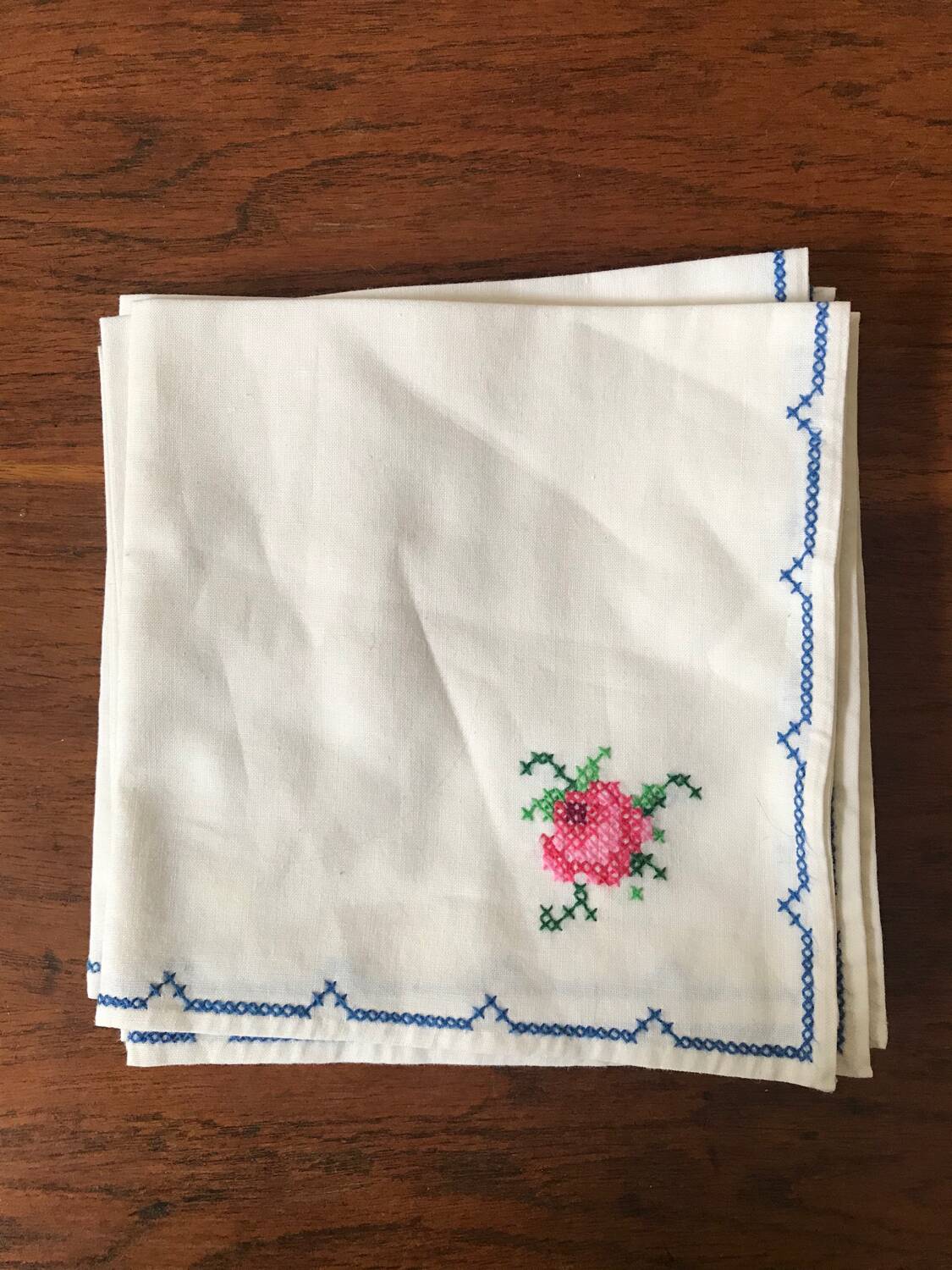 Embroidered napkin