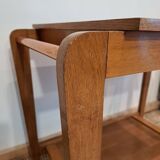 Art deco double top side table