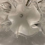 Large Venetian Murano Glass Ceiling Light Flushmount