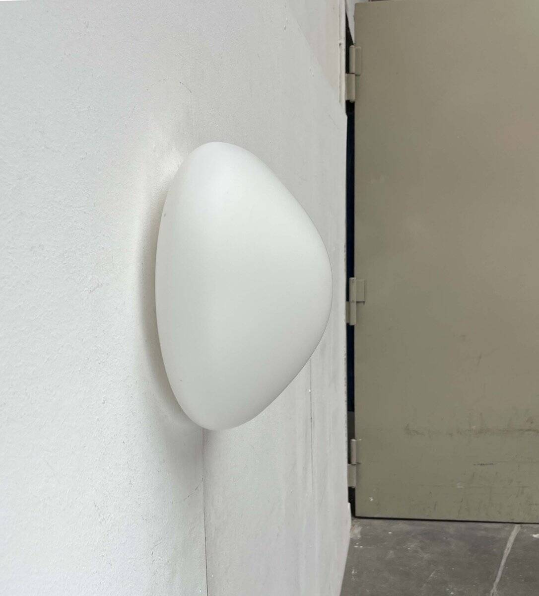 Mid-Century Modern Minimalist Ceiling or Wall Lamp by Wilhelm Wagenfeld for Lindner, Germany, 1950s