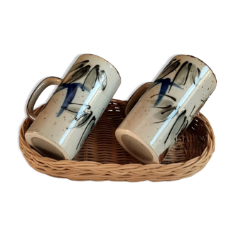 Stoneware mugs
