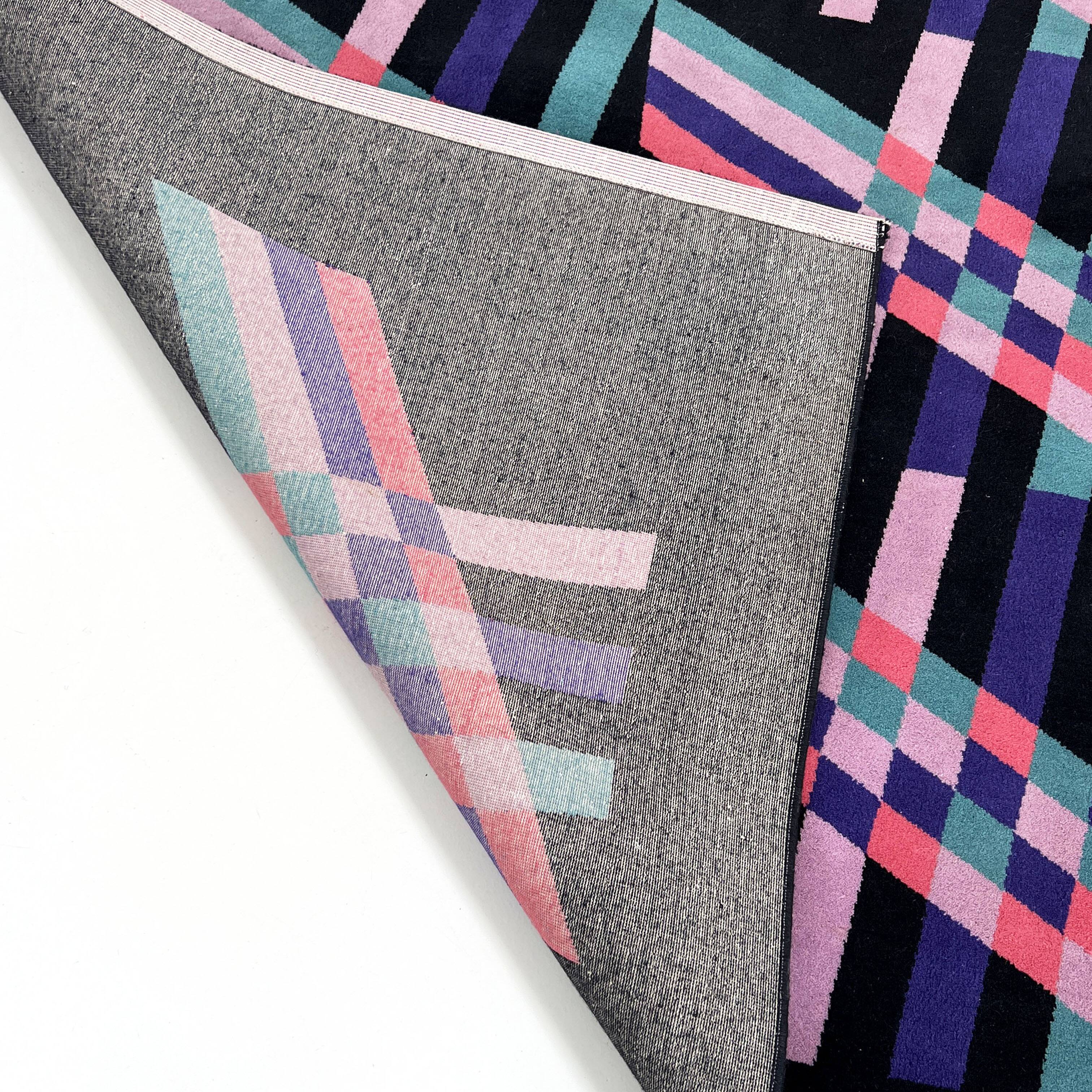 Tapis aux formes géométriques par Missoni, 1980