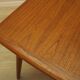 Table en teck, design danois, années 1970, fabriquée au Danemark
