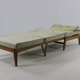 Fauteuil / lit de repos design français du milieu du siècle par George Tigien