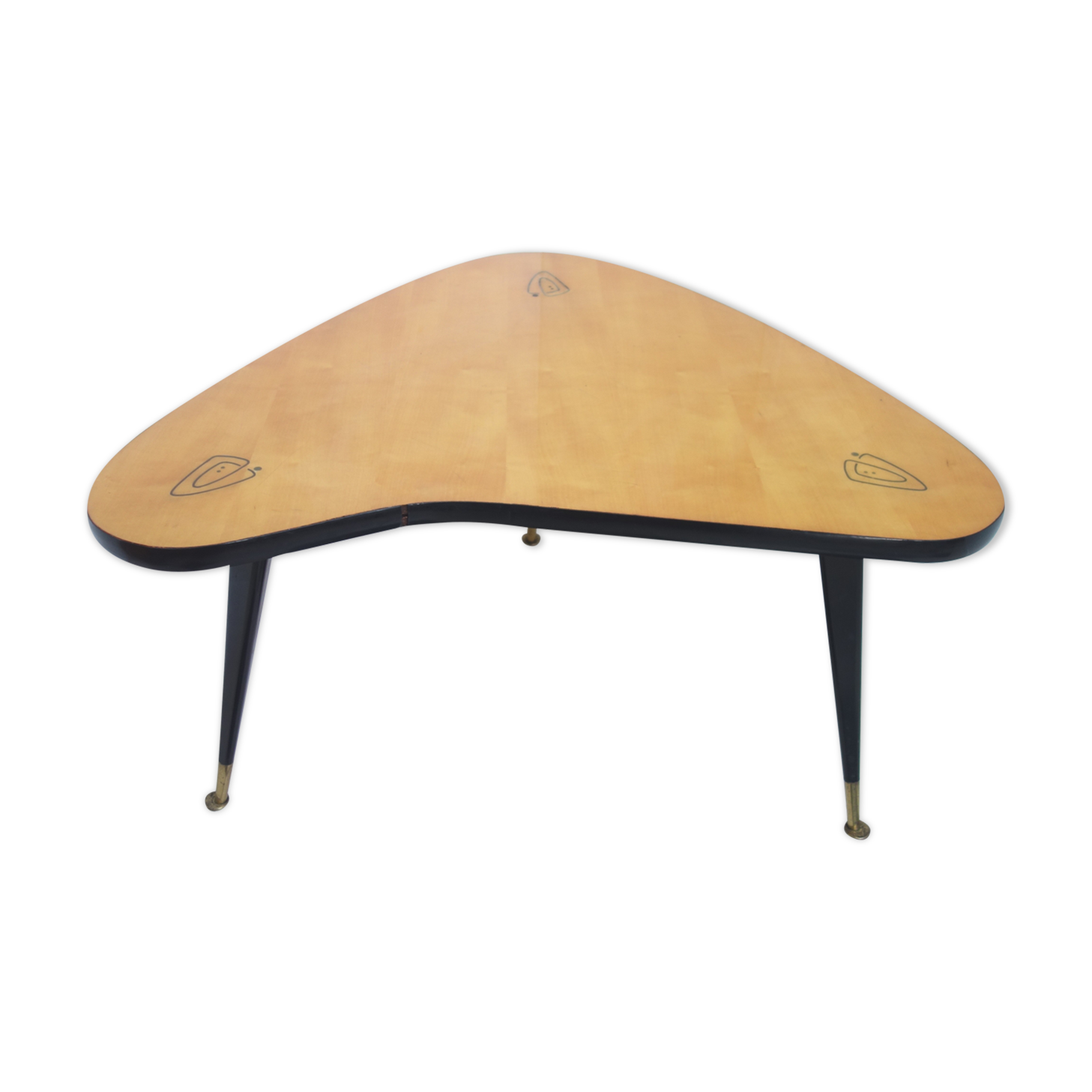 Boomerang shape coffee table 1950