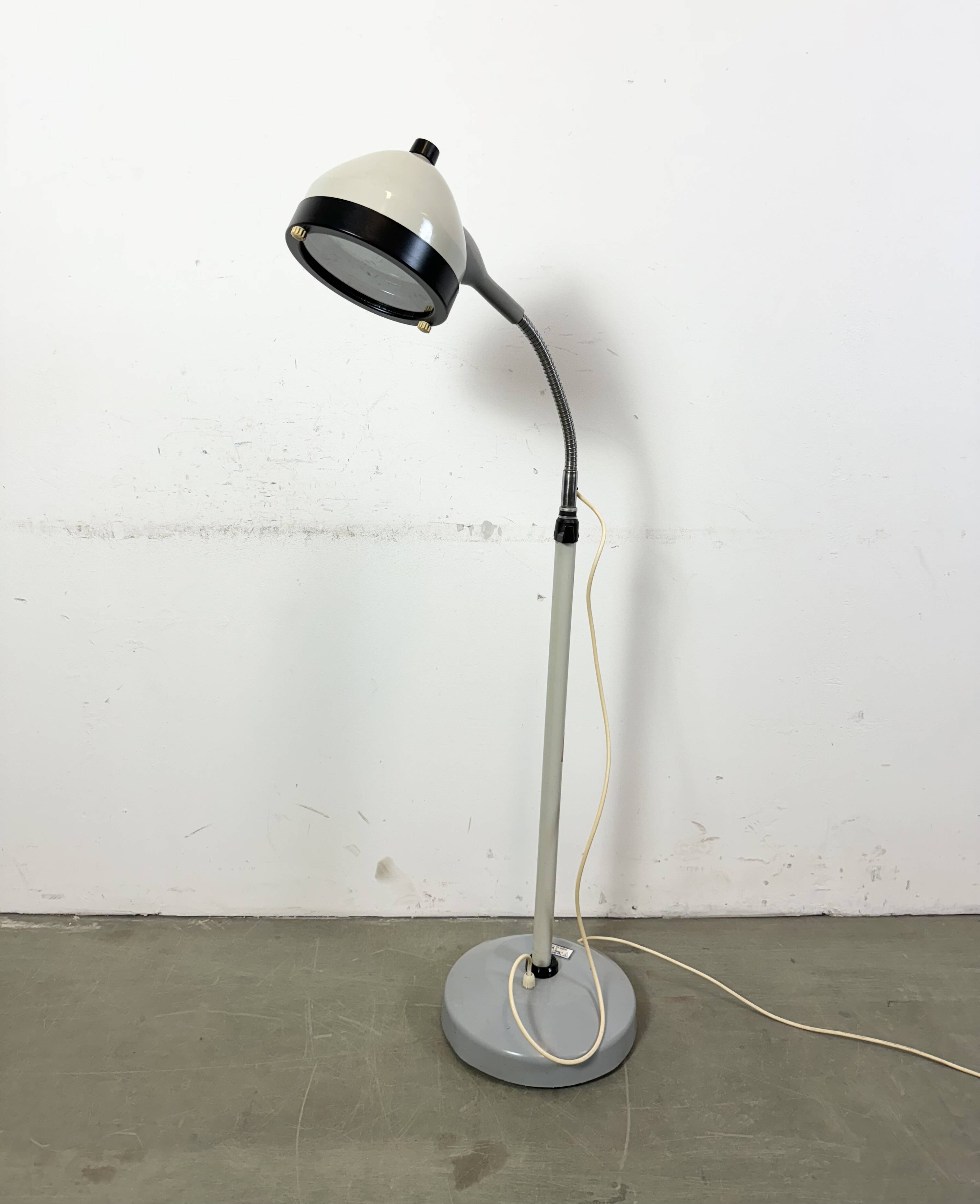 Vintage Medical Gooseneck Floor Lamp from Famed, 1970s