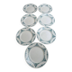 Set of 7 flat plates in ironstone Moulin des Loups FTI 22