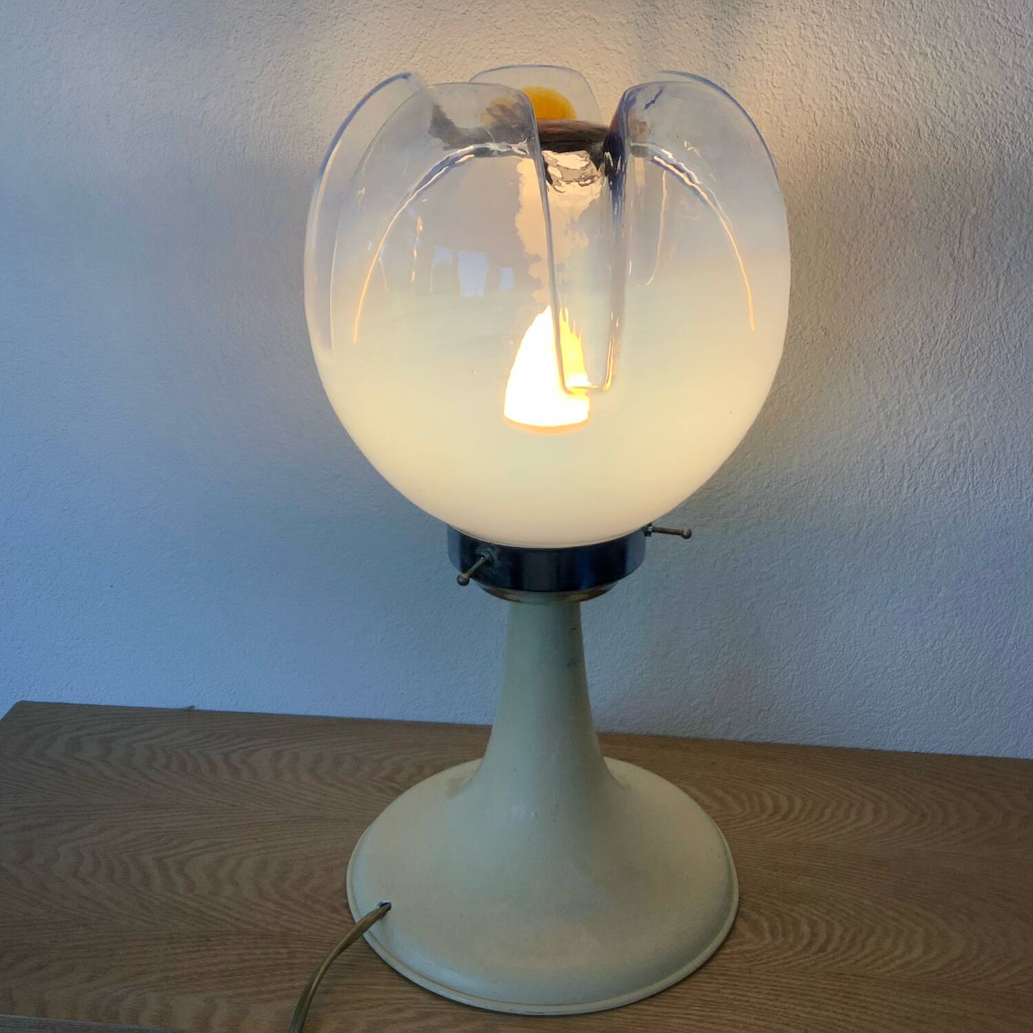 Vintage Lamp 1970 Globe Murano Space Age Italy