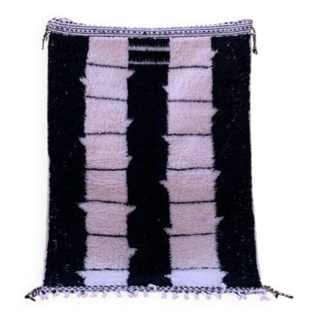Tapis beni mrirt fait main taille 160 x 250 cm