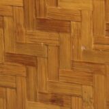 Max Papiri side table in woven banana wood and smoked glass – A sculptural modern classic