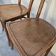 Serie de 6 chaises de bistrot signé Baumann bois courbée 1930s