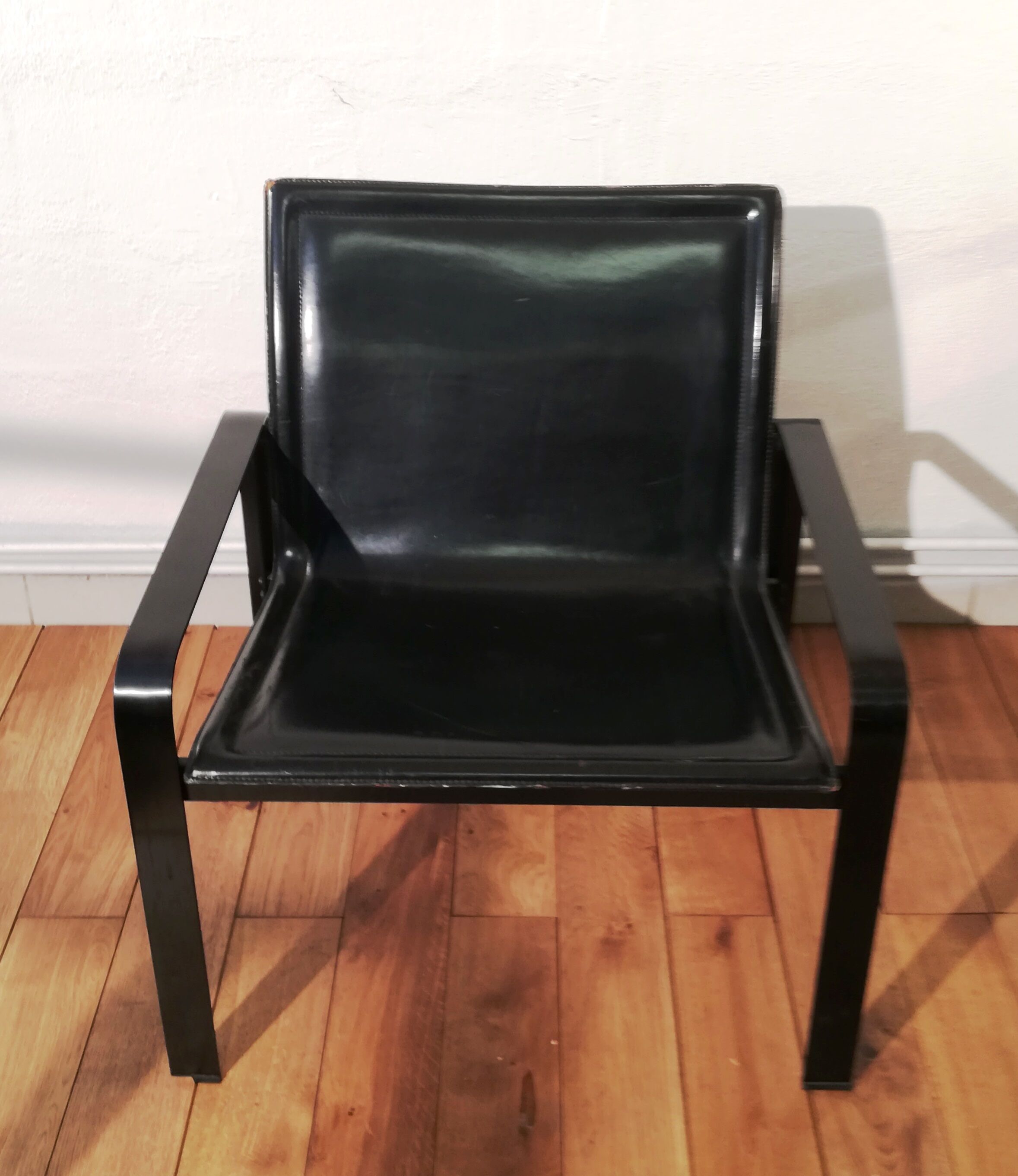Vintage leather armchair