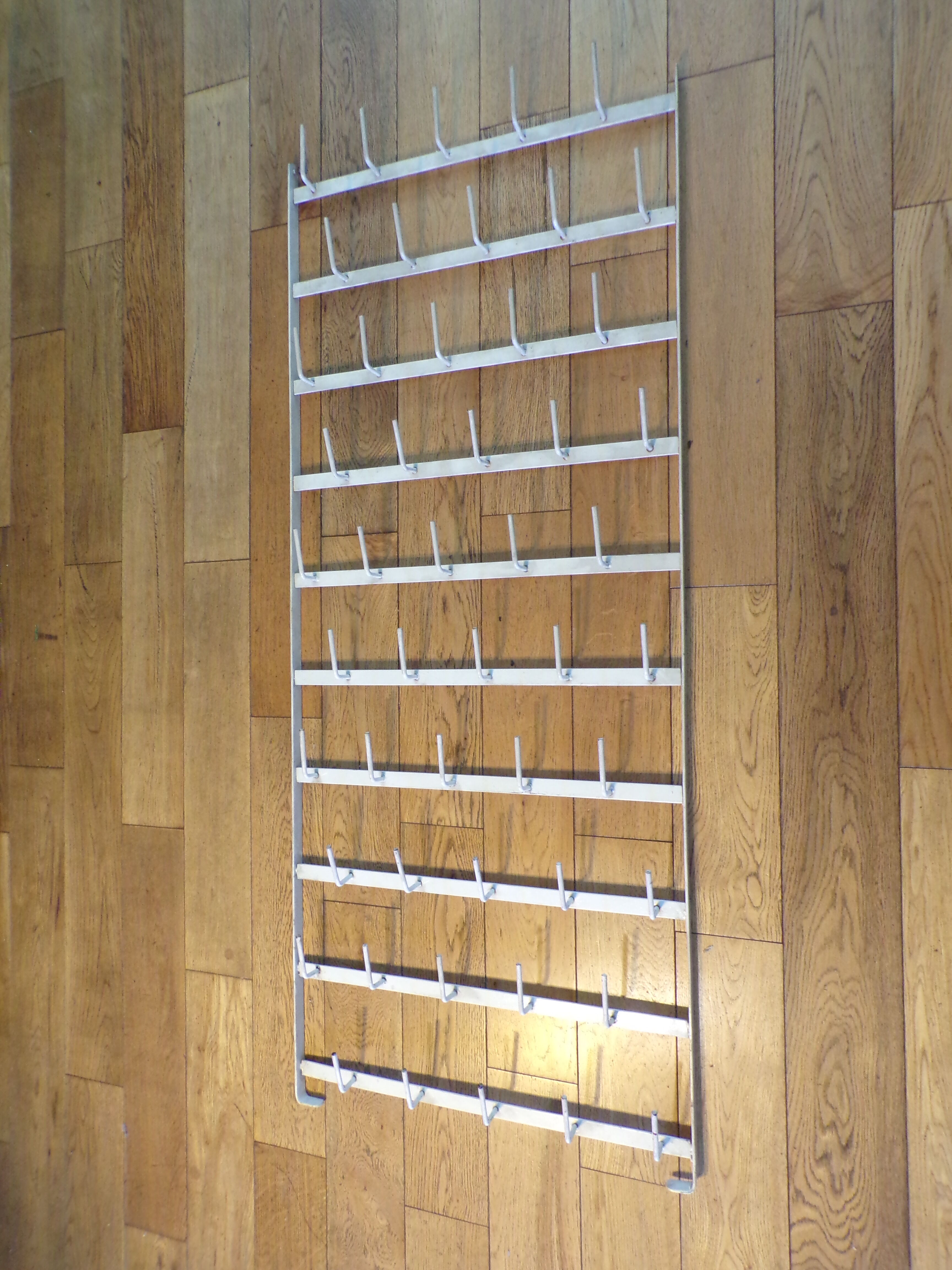 Vintage wall bottle holder