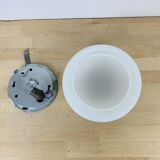 Vintage opaline ball wall light, half sphere