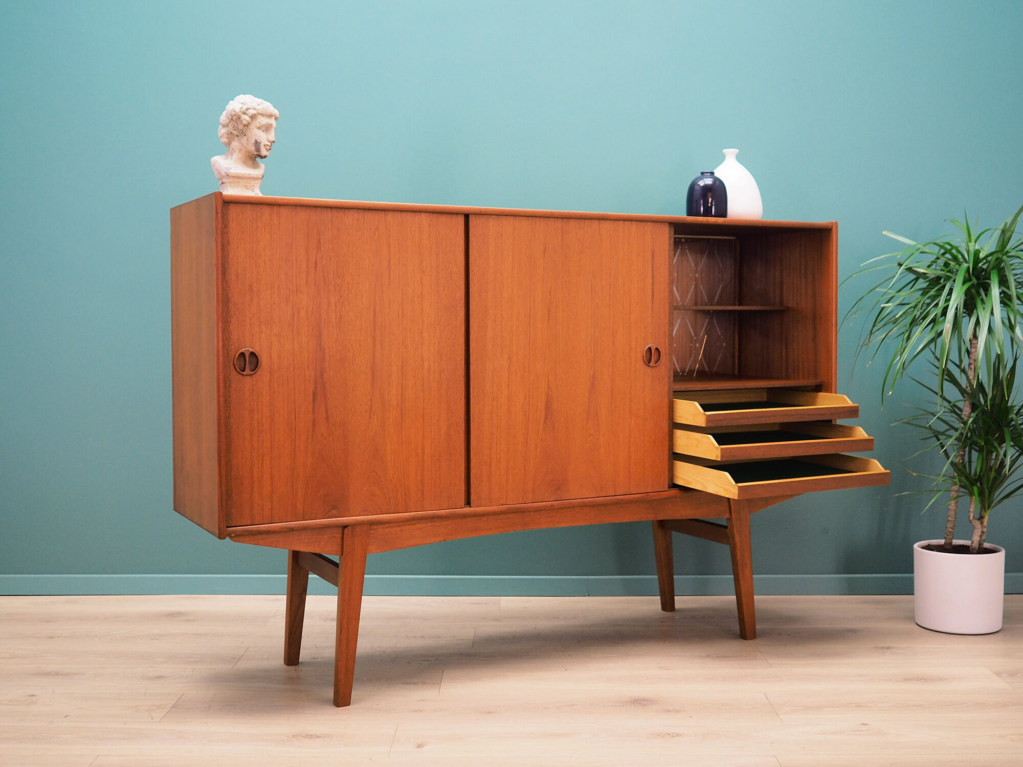 Highboard teak, danish design, 70