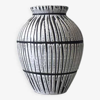 Vase en céramique allemand années 1970