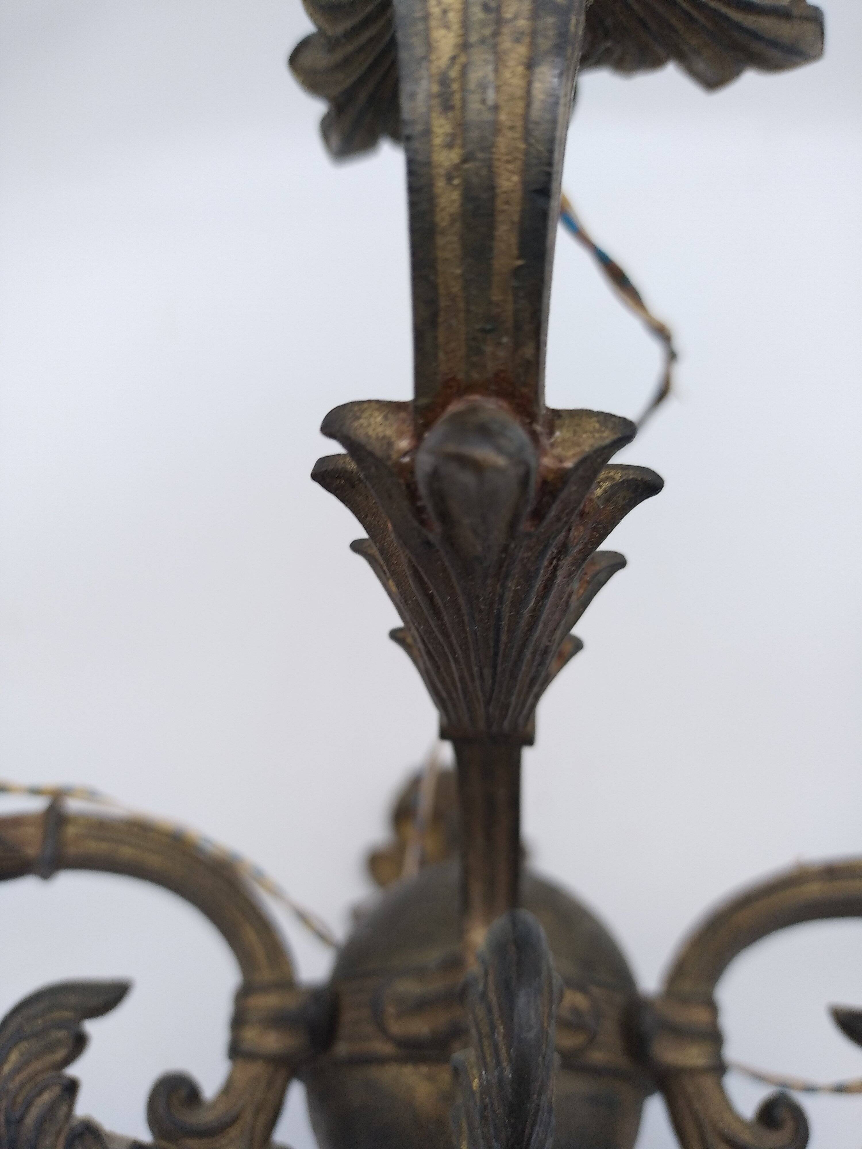 2 bronze wall lights