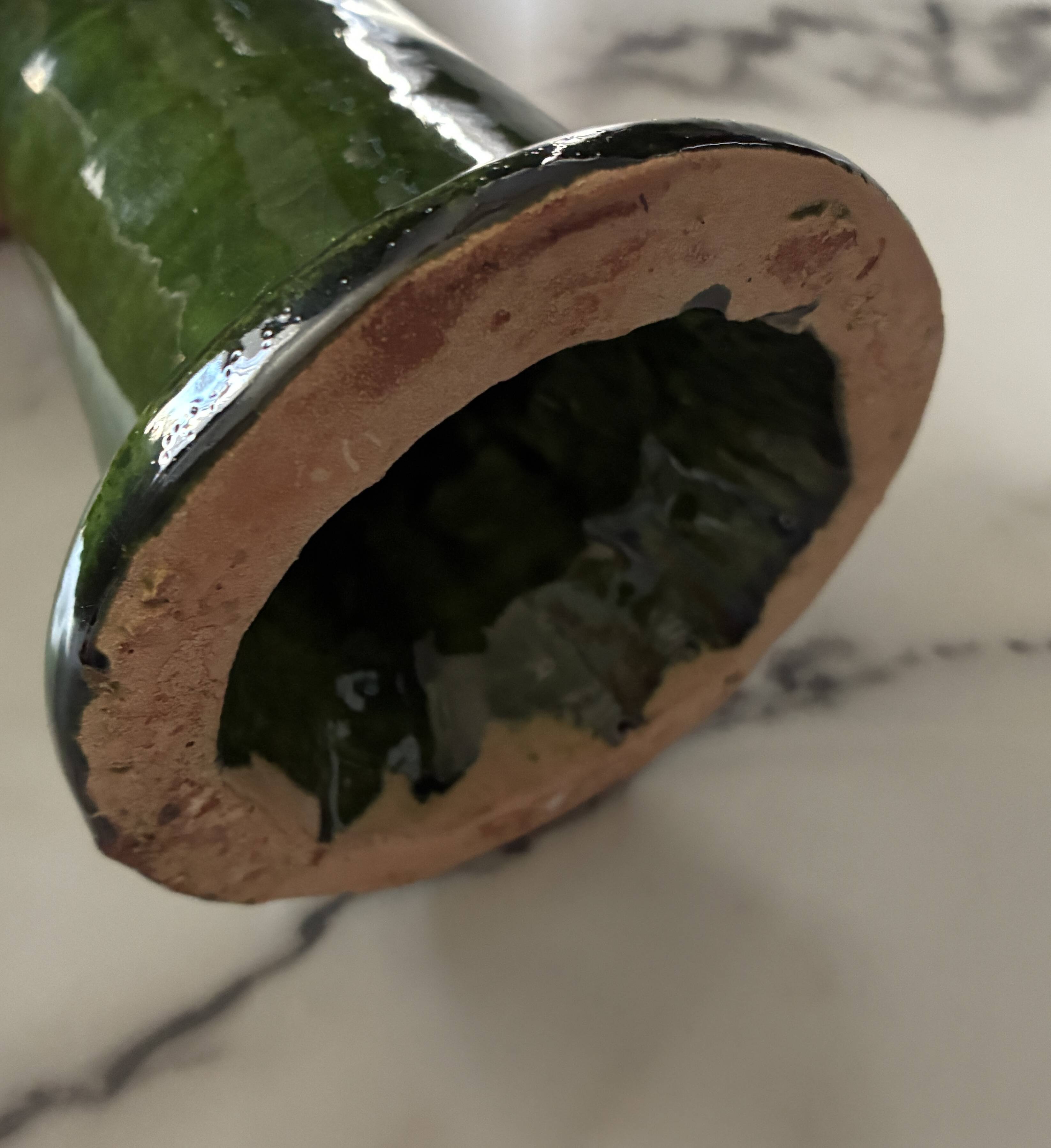 Tamegroute ceramic candlestick
