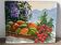 Panier de fruits exotiques, signé