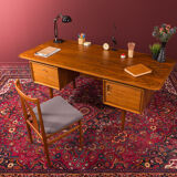 Walnut desk from the 1950s