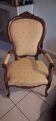 Fauteuil cabriolet de style Louis Philippe XIXème siècle