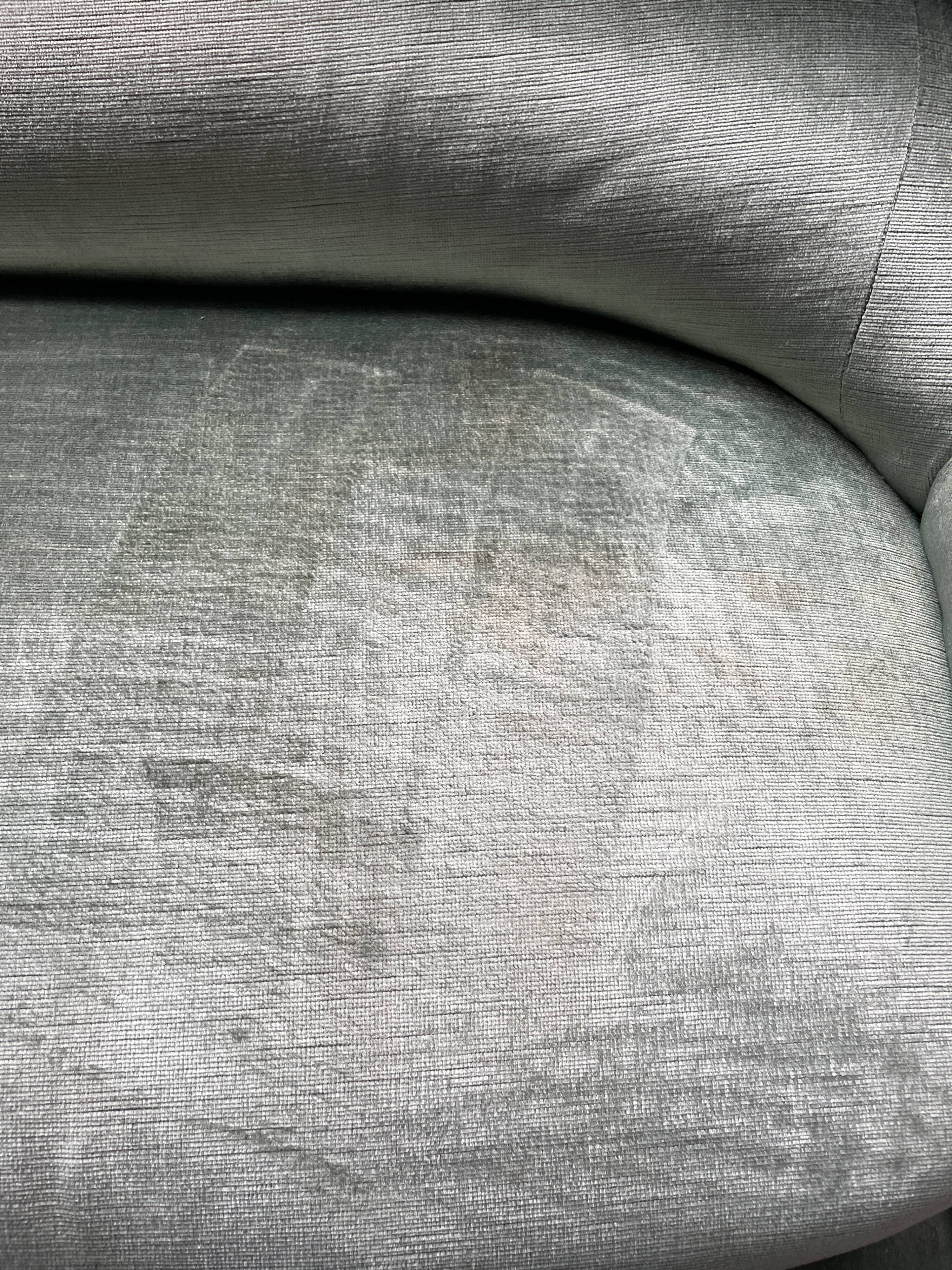 Water green velvet toad sofa