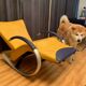 Modern chaise lounge, 1980s
