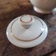 Limoges porcelain sugar bowl – gold decoration – 1950s