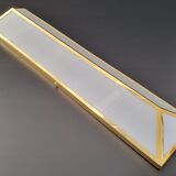 Vintage wall lamp 1970 plexiglass & brass