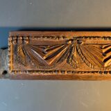 Antique carved wooden pediment