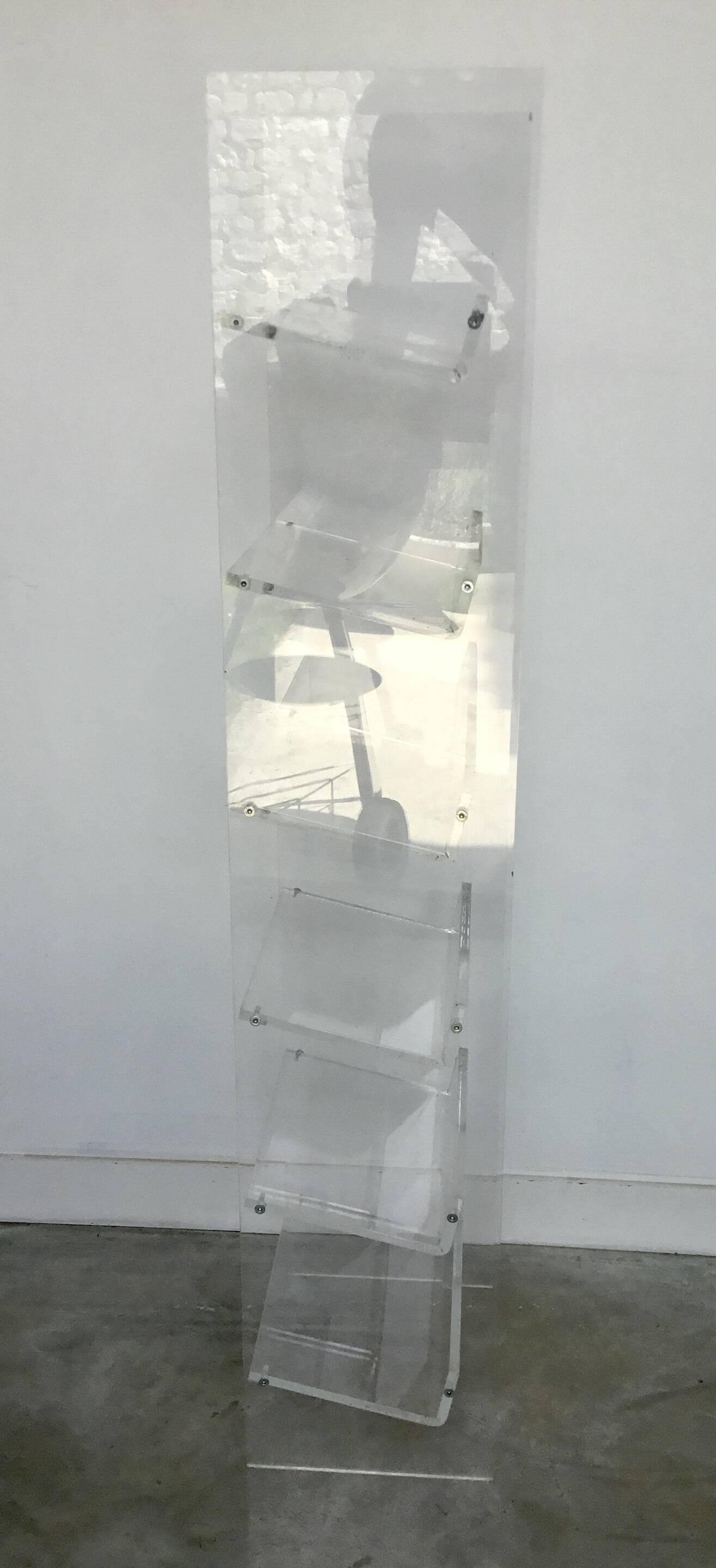 Plexiglass CD rack design 1990