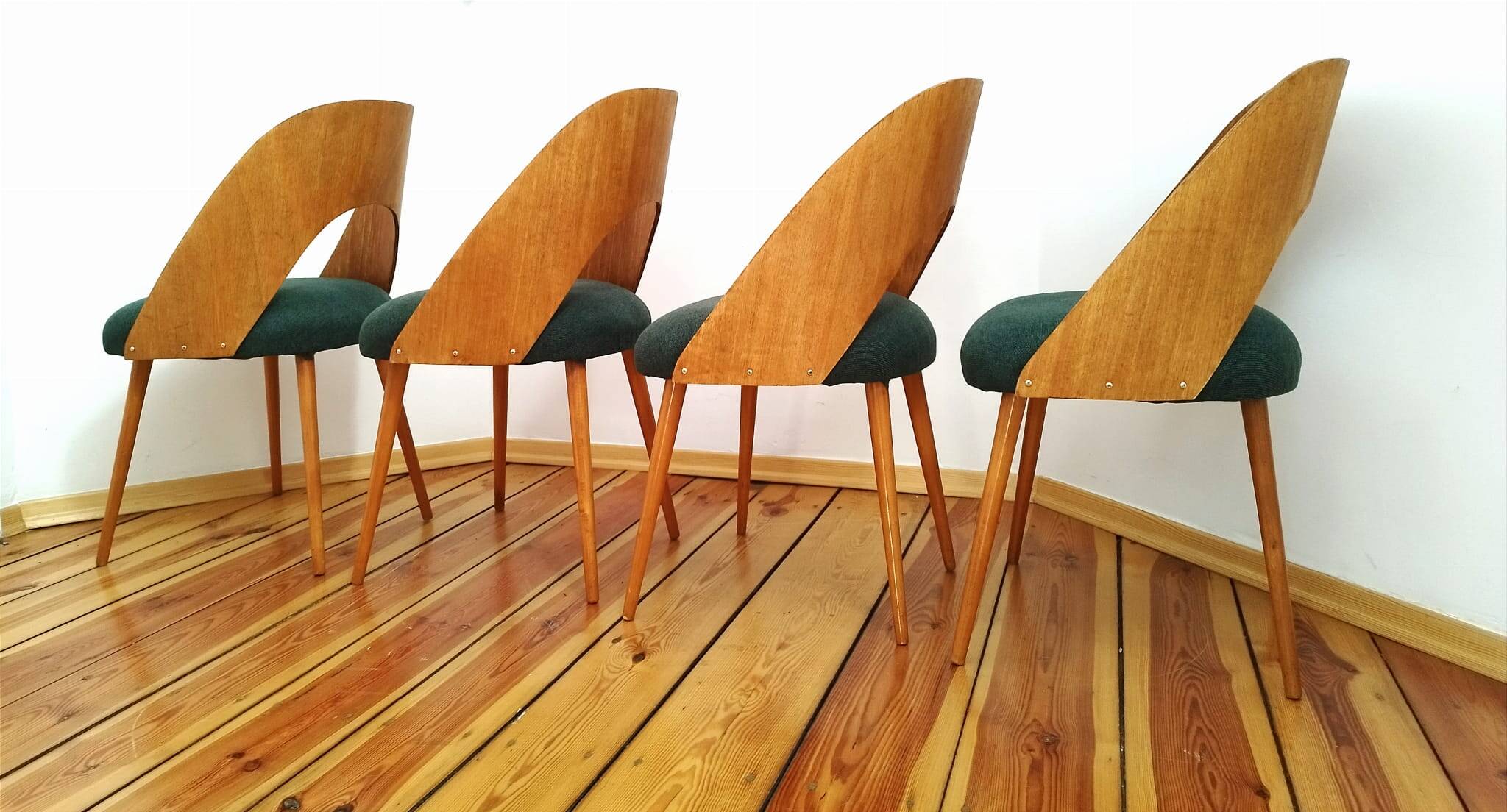 Chairs from Proj. A. Suman, Tatr Nabytok for Tatra, Czechoslovakia, 1960s, Set of 4