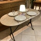Marble bistro table