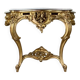 Console de style Louis XV en bois doré XIXème siècle