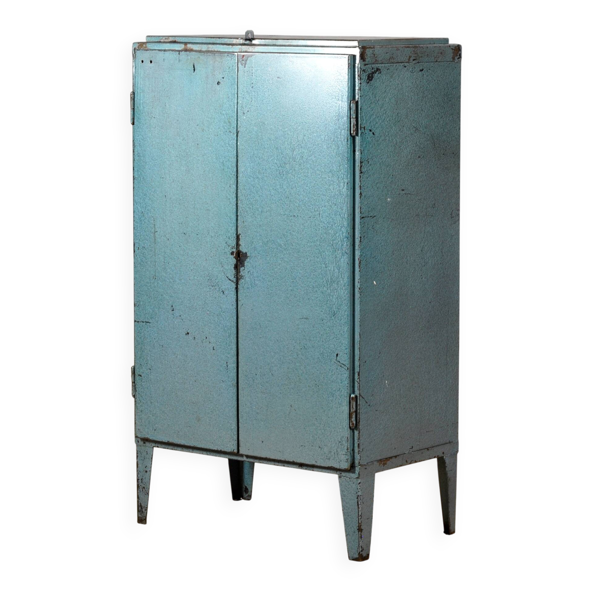 Iron industrial cabinet, 1970s