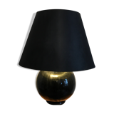 Black ceramic ball lamp