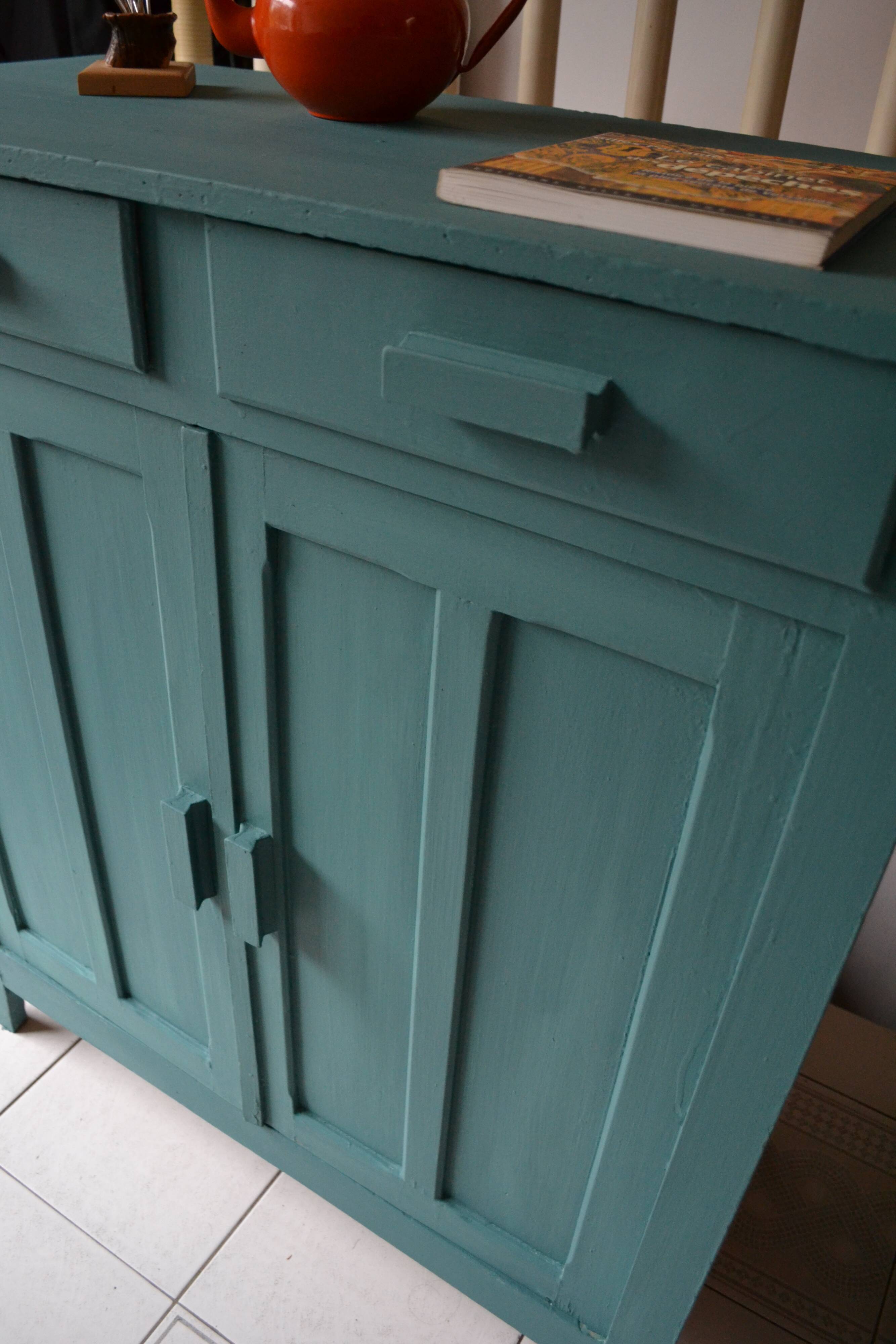 Parisian buffet turquoise green 50s/60s