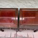 2 tables basses style asiatique