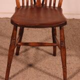 Set Of 10 19th Century Windsor Wheelback Chairs
